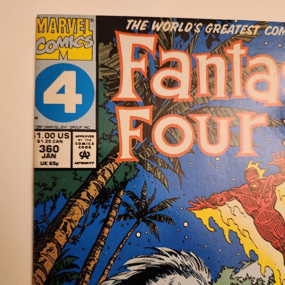 The Fantastic Four #360 (1992) Marvel Comics, 1st App of Dreadface, NM - Picture 3 of 14